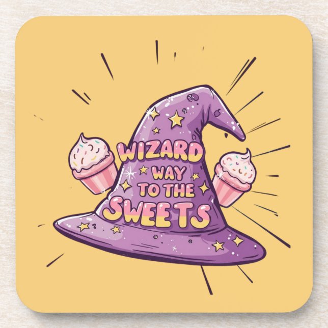 Porta-copo Girly Halloween - Wizard Way to the Sweets (Frente)