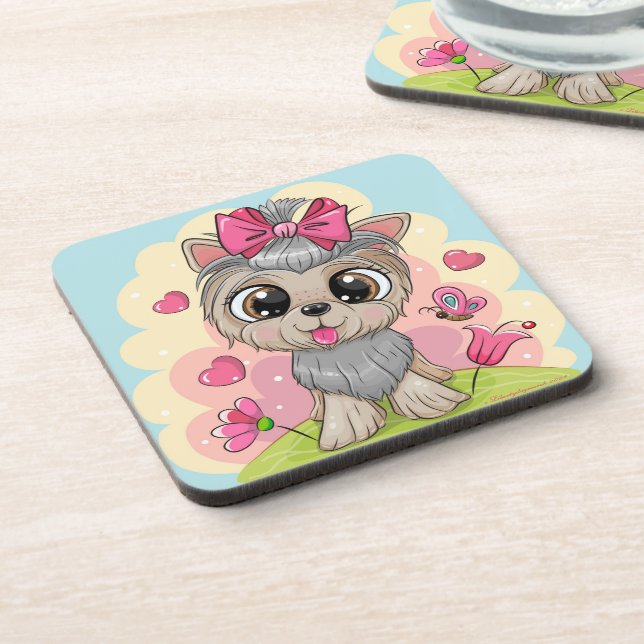 Porta-copo Glossy Conjunto Glossy De Coasters De Bebida - Pre (Left Side)