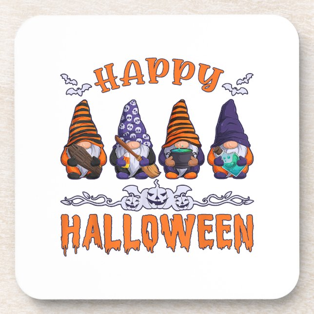 Porta-copo Gnomos do Halloween (Frente)