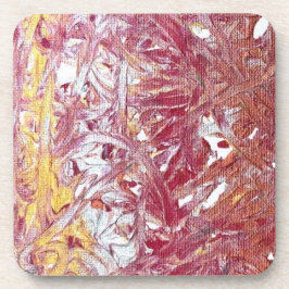 Porta-copo Gold, Silver, Red, Rose Gold, Marble Artwork