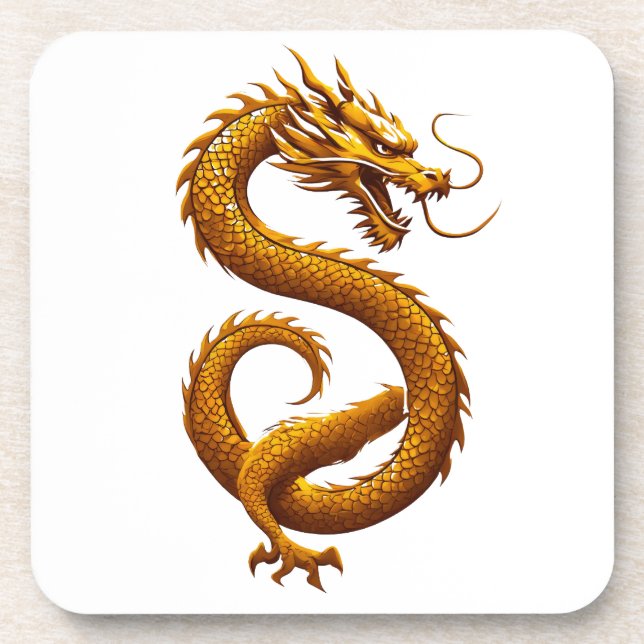 Porta-copo Golden Dragon (Frente)