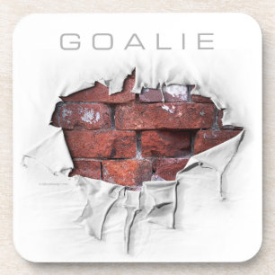 Porta-copo Goleiro Parede de Tijolo Quebrada (Hóquei)
