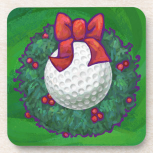 Porta-copo Golf Ball Wreath na Terra Verde
