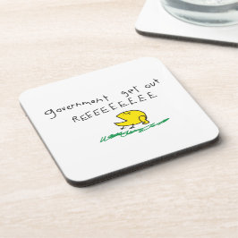 Porta-copo Governo Sair do REE SNEKRIGHT Gadsden Flag x6