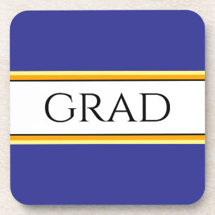 Porta-copo GRAD Esportivo Azul Escuro Laranja Branco Listras