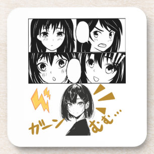 Porta-copo Grades anime emocionais. Sem BG