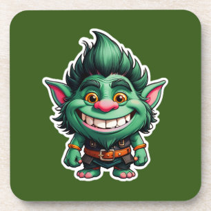 Porta-copo Gráfico feliz de Chibi Troll