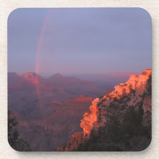 Porta-copo Grand Canyon Sunset Rainbow (Frente)