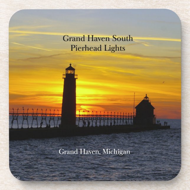 Porta-copo Grand Haven South Pierhead Luzes portas copos de p (Frente)