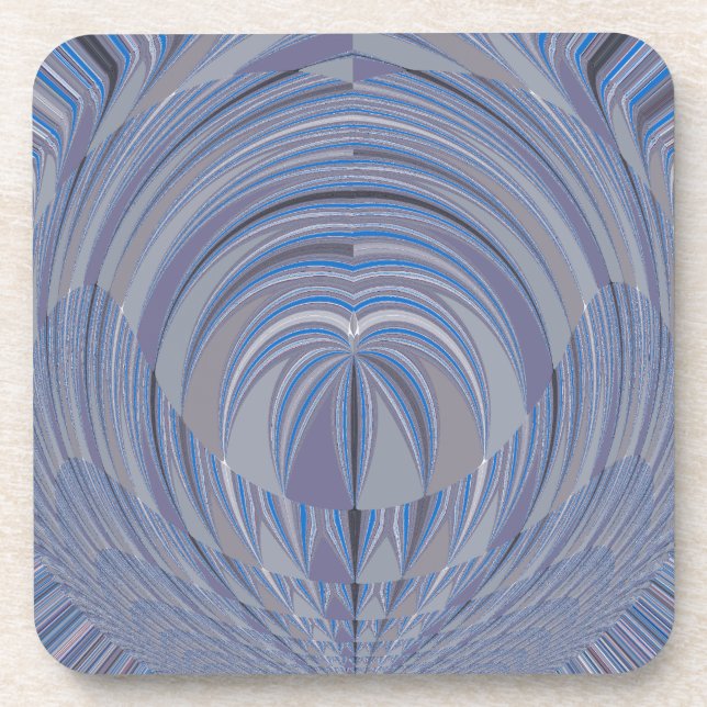 Porta-copo Grande Design de Coração Invisível (Frente)