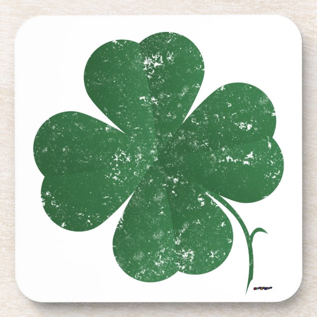 Porta-copo Grande Shamrock - estilo vintage (Frente)