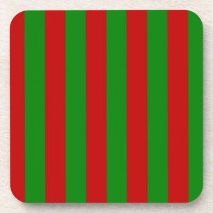 Porta-copo Green and Red Stripes Toksie Turbie