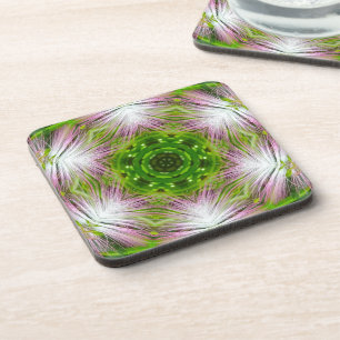 PORTA-COPO GREEN AND WHITE ABSTRACT DRAWING. SAMER BRASIL. 2