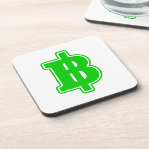 Porta-copo GREEN BAHT SGN ฿ Moeda Tailandesa ฿