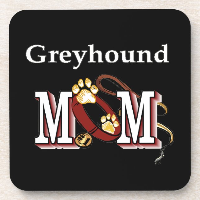 Porta-copo Greyhound Dog Mamãe Dons (Frente)