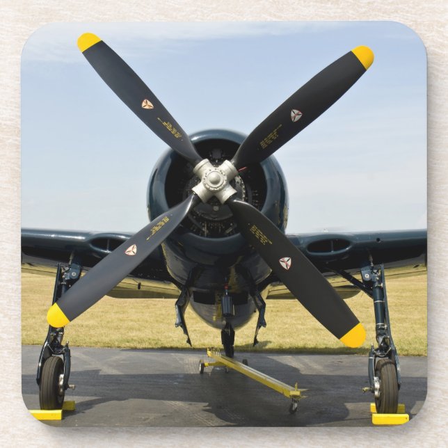 Porta-copo Grumman F8F Bearcat caça embarcado da Marinha em (Frente)