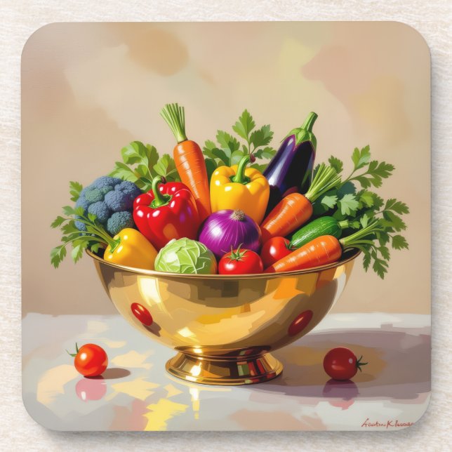 Porta-copo „Grüne Kraft – Das Leben aus der Erde“ (Frente)