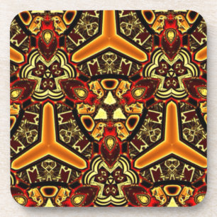 Porta-copo Grupo abstrato tribal do luxo do desenhista de
