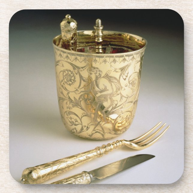 Porta-copo Grupo de viagem de uma faca, de uma forquilha, de (Frente)