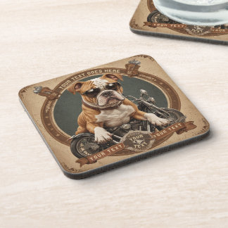 Porta-copo Guarda moto dog com seu texto editável