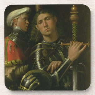 Porta-copo Guerreiro com noivo (óleo)