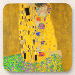 Porta-copo Gustav Klimt O Beijo<br><div class="desc">O Beijo pintado por Gustav Klimt.</div>
