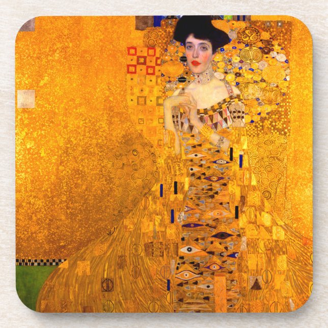 Porta-copo Gustav Klimt Retrato de Adele Bloch Bauer (Frente)