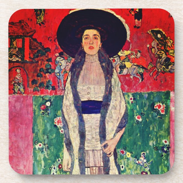 Porta-copo Gustav Klimt Retrato de Adele Bloch-Bauer II (Frente)