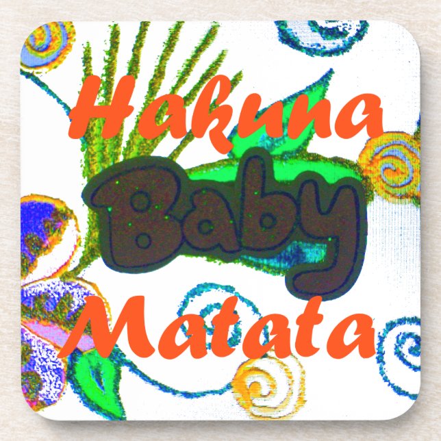 Porta-copo Hakuna Matata Baby.png (Frente)