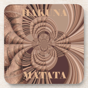 Porta-copo Hakuna Matata Kenya Giraffe Safari Woven Sourveni