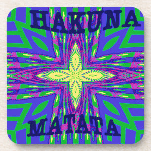 Porta-copo Hakuna matata Mombasa Kanga