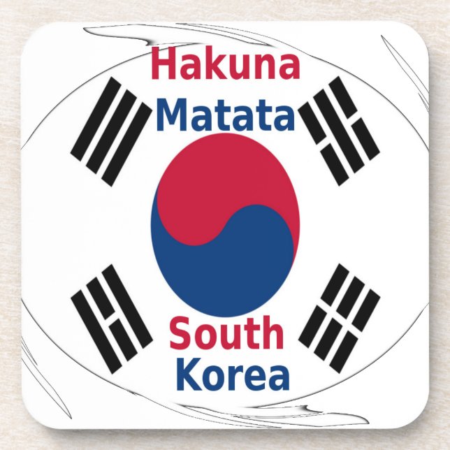 Porta-copo Hakuna Matata South Korea Art Impressão/Graphic (Frente)