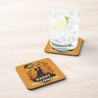 Porta-copo Halloween-Duo im Mondlicht