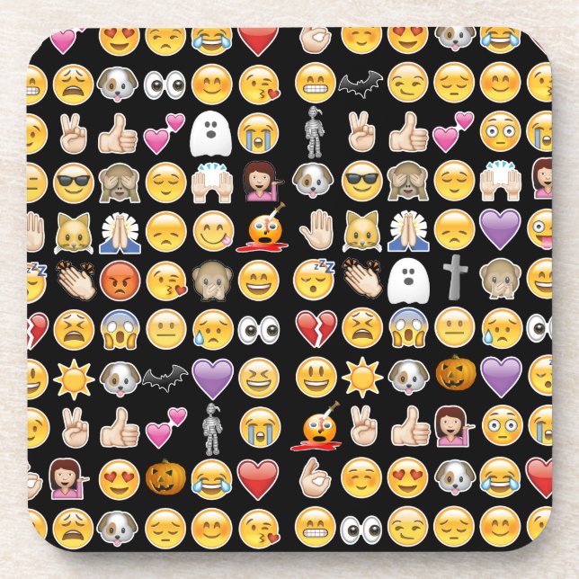 Porta-copo halloween emoji (Frente)