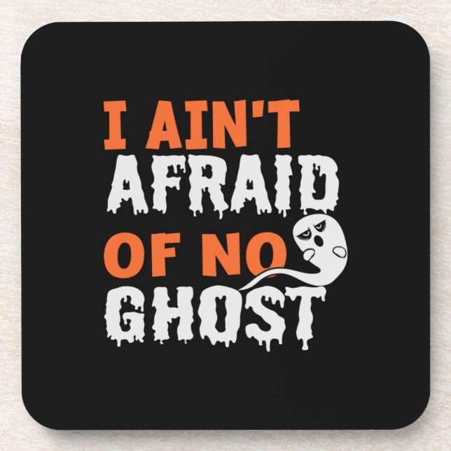 Porta-copo Halloween I Aint Afraid of No Ghost Birthday (Frente)