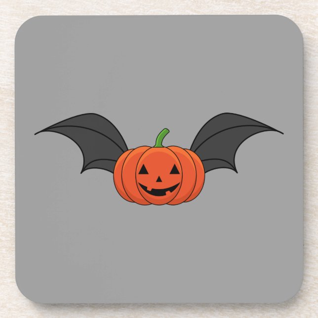 Porta-copo Halloween Pumpkin Bat (Frente)