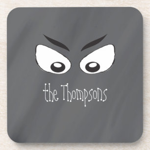 Porta-copo Halloween Spooky Assustado Olhos Fantasmas Assombr