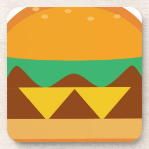Porta-copo hamburger comida
