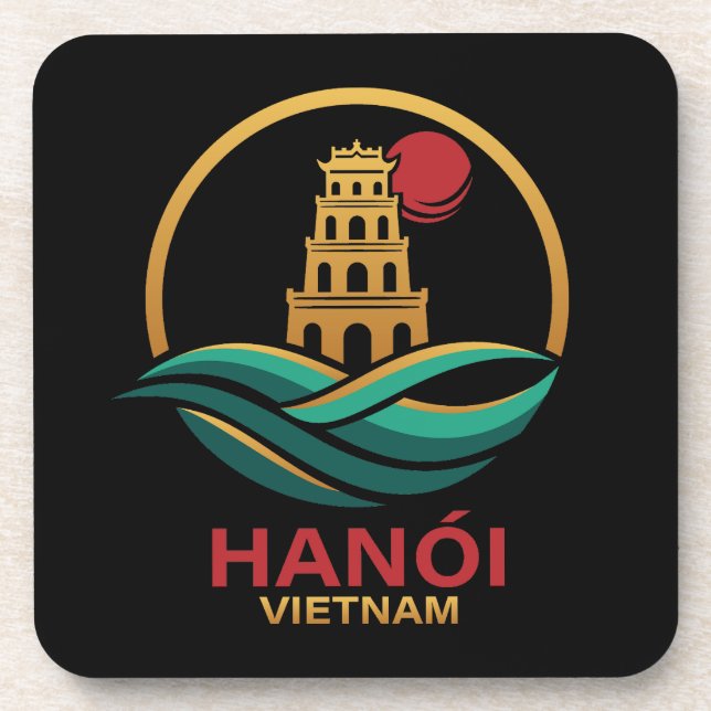Porta-copo Hanoi Vietnam Southeast Asia (Frente)