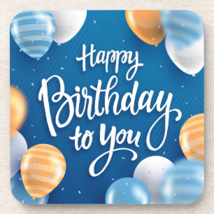 Porta-copo Happy Birthday to You