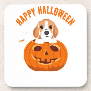 Porta-copo Happy Halloween Beagle Dog Pumpkin Costumes Thanks