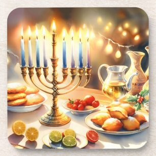 Porta-copo Happy Hanukkah
