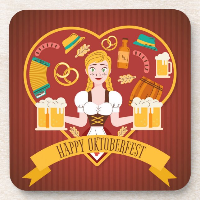 Porta-copo Happy Oktoberfest (Frente)