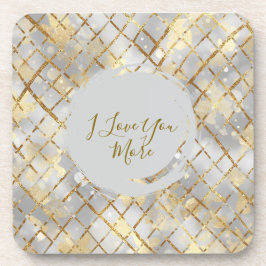 Porta-copo Happy Valentine's Day, Modern, Elegant Luxury