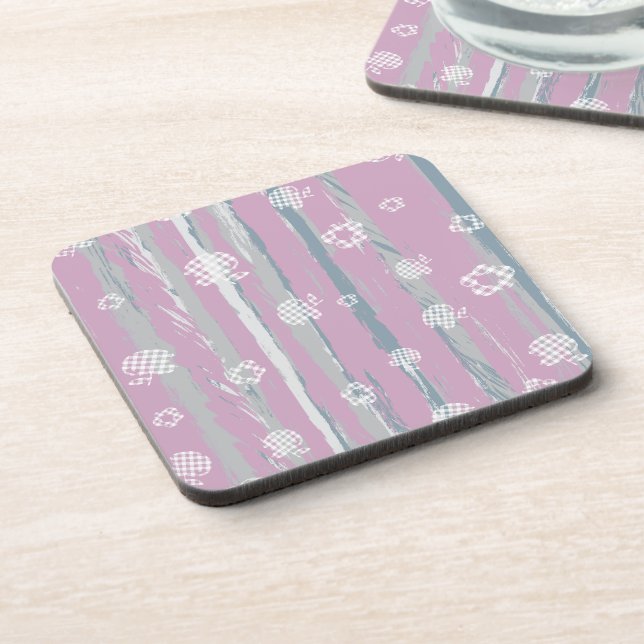 Porta-copo Hard Plastic Coaster – Gingham Orchard (Left Side)