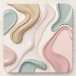 Porta-copo Hard plastic coaster in stylish graphic