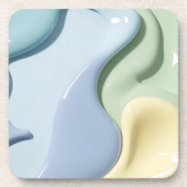 Porta-copo Hard plastic coaster in stylish graphic