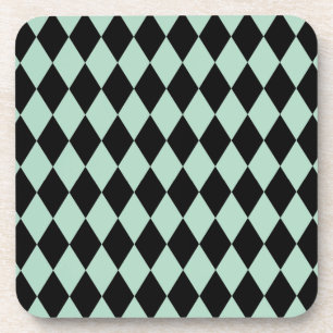 Porta-copo Harlequin Seafoam e Black