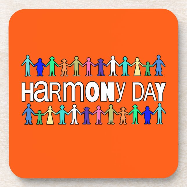 Porta-copo Harmony Day Australia  (Frente)