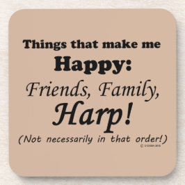 Porta-copo Harp Me Torna Feliz